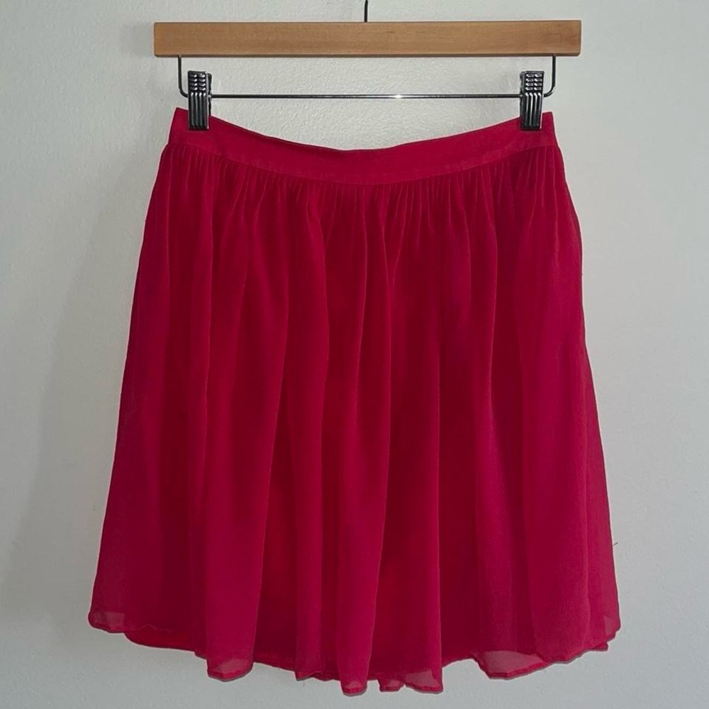 Alice + Olivia Pink Lined Skirt
